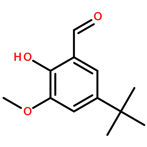 BENZALDEHYDE, 5-(1,1-DIMETHYLETHYL)-2-HYDROXY-3-METHOXY-