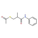 ETHANETHIOIC ACID, S-[2-METHYL-3-OXO-3-(PHENYLAMINO)PROPYL] ESTER