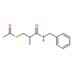 S-[3-(benzylamino)-2-methyl-3-oxopropyl] ethanethioate