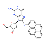 Guanosine, 2'-deoxy-8-(1-pyrenylamino)-