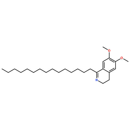 Isoquinoline, 3,4-dihydro-6,7-dimethoxy-1-pentadecyl-