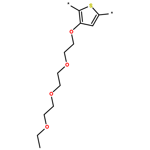 Poly[3-[2-[2-(2-ethoxyethoxy)ethoxy]ethoxy]-2,5-thiophenediyl]