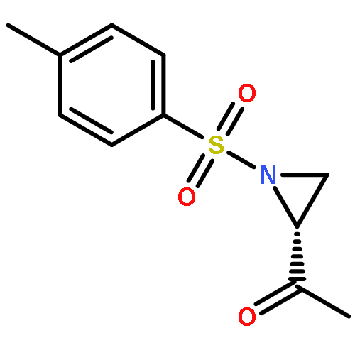 AZIRIDINE, 2-ACETYL-1-[(4-METHYLPHENYL)SULFONYL]-, (2R)-