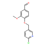 4-((6-Chloropyridin-3-yl)methoxy)-3-methoxybenzaldehyde