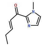 2-Penten-1-one, 1-(1-methyl-1H-imidazol-2-yl)-, (2E)-