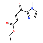 2-Butenoic acid, 4-(1-methyl-1H-imidazol-2-yl)-4-oxo-, ethyl ester, (2E)-