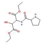 D-Aspartic acid, L-prolyl-3-hydroxy-, diethyl ester, (3R)-