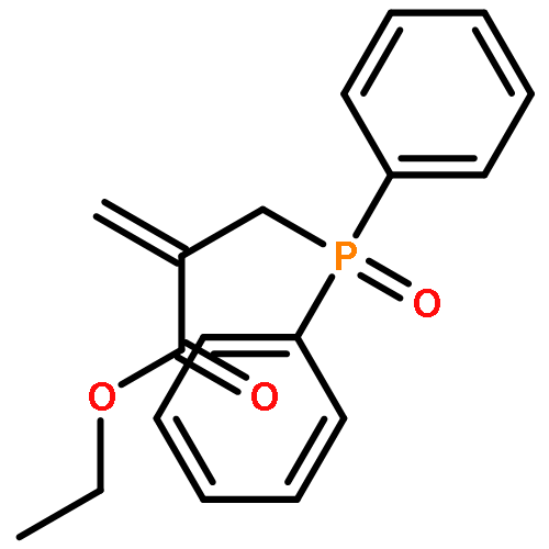 2-PROPENOIC ACID, 2-[(DIPHENYLPHOSPHINYL)METHYL]-, ETHYL ESTER