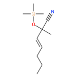 3-Heptenenitrile, 2-methyl-2-[(trimethylsilyl)oxy]-, (2S,3E)-