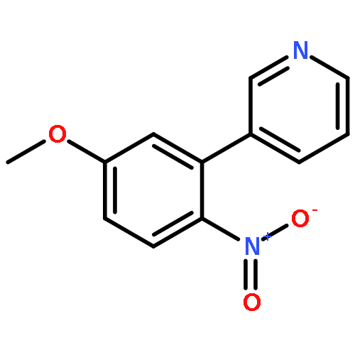 Pyridine, 3-(5-methoxy-2-nitrophenyl)-