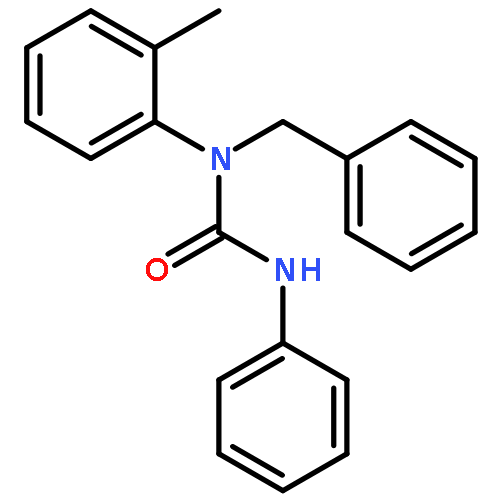 Urea, N-(2-methylphenyl)-N'-phenyl-N-(phenylmethyl)-