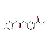 BENZOIC ACID, 3-[[[(4-FLUOROPHENYL)AMINO]CARBONYL]AMINO]-, METHYL ESTER