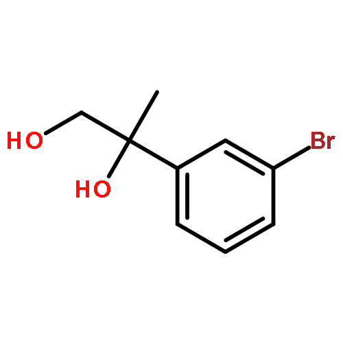 1,2-Propanediol, 2-(3-bromophenyl)-, (2R)-