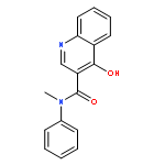 3-Quinolinecarboxamide, 4-hydroxy-N-methyl-N-phenyl-