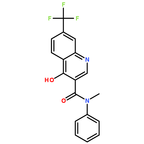 3-Quinolinecarboxamide,4-hydroxy-N-methyl-N-phenyl-7-(trifluoromethyl)-