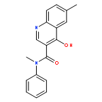 3-Quinolinecarboxamide, 4-hydroxy-N,6-dimethyl-N-phenyl-