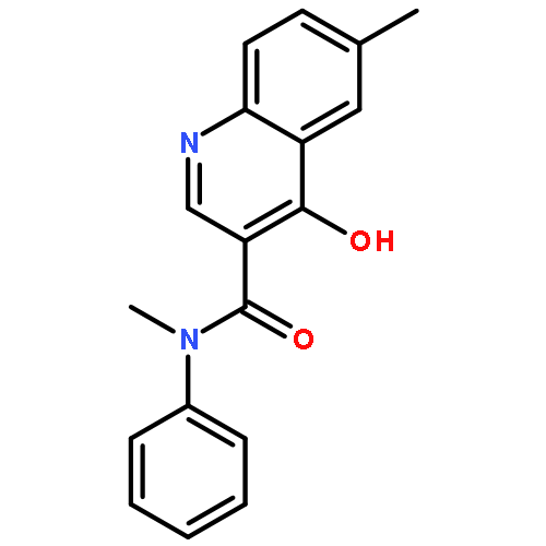 3-Quinolinecarboxamide, 4-hydroxy-N,6-dimethyl-N-phenyl-