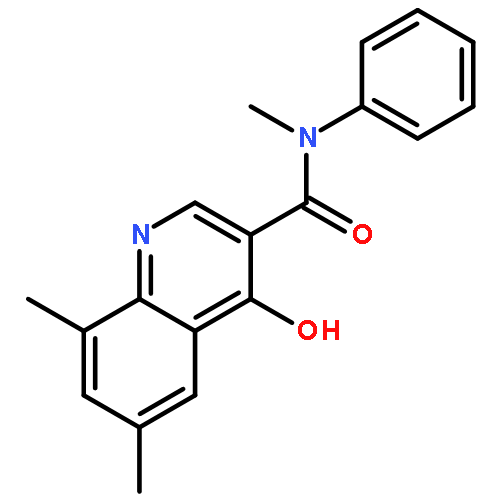 3-Quinolinecarboxamide, 4-hydroxy-N,6,8-trimethyl-N-phenyl-