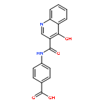 Benzoic acid, 4-[[(4-hydroxy-3-quinolinyl)carbonyl]amino]-