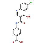 Benzoic acid, 4-[[(6-chloro-4-hydroxy-3-quinolinyl)carbonyl]amino]-