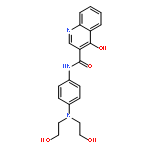 3-Quinolinecarboxamide,N-[4-[bis(2-hydroxyethyl)amino]phenyl]-4-hydroxy-