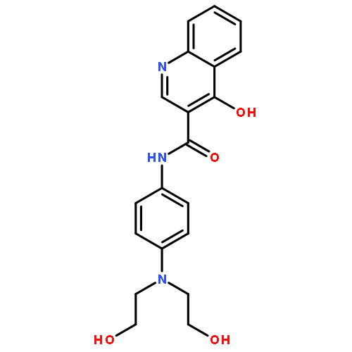 3-Quinolinecarboxamide,N-[4-[bis(2-hydroxyethyl)amino]phenyl]-4-hydroxy-