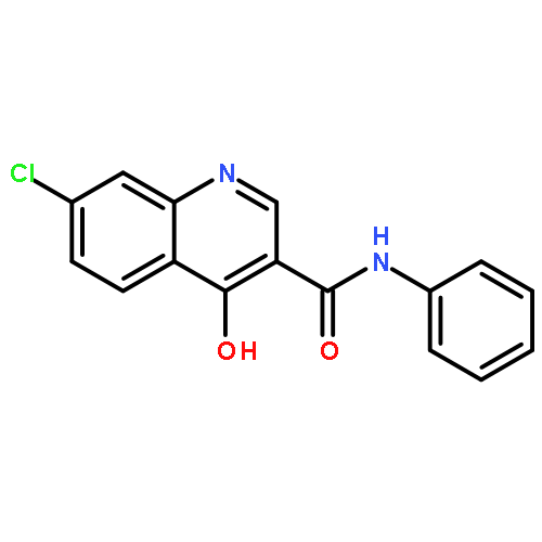 3-Quinolinecarboxamide, 7-chloro-4-hydroxy-N-phenyl-