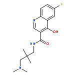 3-Quinolinecarboxamide,N-[3-(dimethylamino)-2,2-dimethylpropyl]-6-fluoro-4-hydroxy-