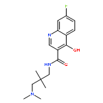 3-Quinolinecarboxamide,N-[3-(dimethylamino)-2,2-dimethylpropyl]-7-fluoro-4-hydroxy-