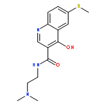 3-Quinolinecarboxamide,N-[2-(dimethylamino)ethyl]-4-hydroxy-6-(methylthio)-