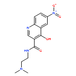 3-Quinolinecarboxamide, N-[2-(dimethylamino)ethyl]-4-hydroxy-6-nitro-