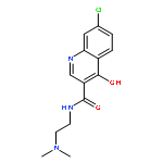 3-Quinolinecarboxamide,7-chloro-N-[2-(dimethylamino)ethyl]-4-hydroxy-