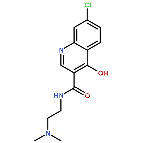 3-Quinolinecarboxamide,7-chloro-N-[2-(dimethylamino)ethyl]-4-hydroxy-