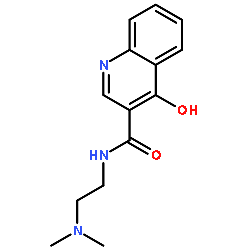 3-Quinolinecarboxamide, N-[2-(dimethylamino)ethyl]-4-hydroxy-