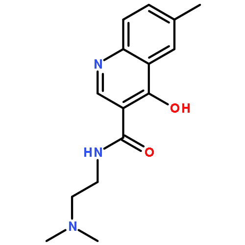 3-Quinolinecarboxamide,N-[2-(dimethylamino)ethyl]-4-hydroxy-6-methyl-