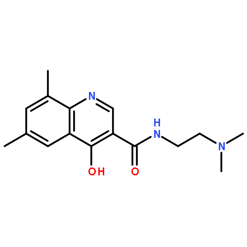 3-Quinolinecarboxamide,N-[2-(dimethylamino)ethyl]-4-hydroxy-6,8-dimethyl-