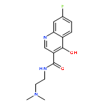 3-Quinolinecarboxamide,N-[2-(dimethylamino)ethyl]-7-fluoro-4-hydroxy-