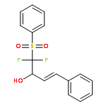 3-Buten-2-ol, 1,1-difluoro-4-phenyl-1-(phenylsulfonyl)-, (3E)-