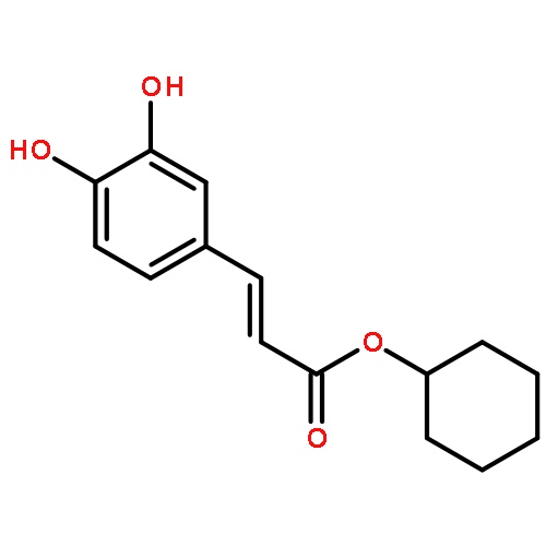 2-Propenoic acid, 3-(3,4-dihydroxyphenyl)-, cyclohexyl ester, (2E)-