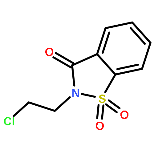 1,2-Benzisothiazol-3(2H)-one, 2-(2-chloroethyl)-, 1,1-dioxide