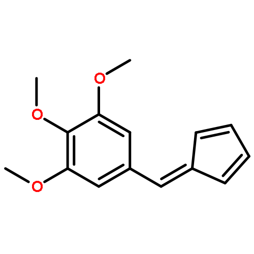 Benzene, 5-(2,4-cyclopentadien-1-ylidenemethyl)-1,2,3-trimethoxy-