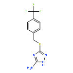 1H-1,2,4-Triazol-3-amine, 5-[[[4-(trifluoromethyl)phenyl]methyl]thio]-