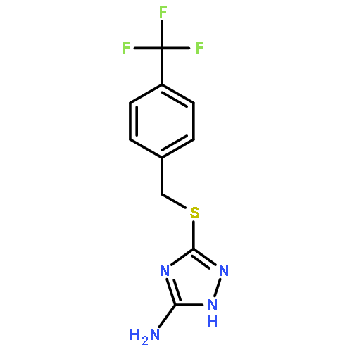 1H-1,2,4-Triazol-3-amine, 5-[[[4-(trifluoromethyl)phenyl]methyl]thio]-