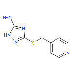 1H-1,2,4-Triazol-3-amine, 5-[(4-pyridinylmethyl)thio]-