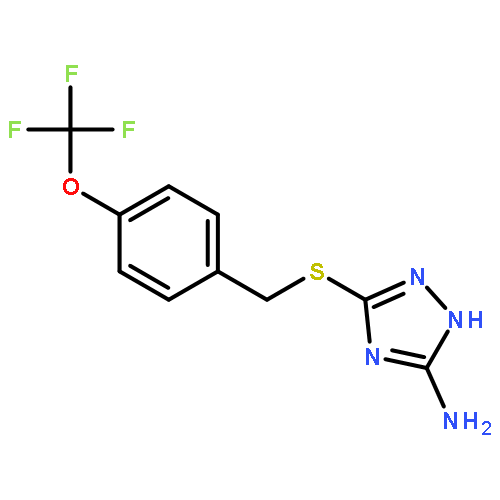 1H-1,2,4-Triazol-3-amine, 5-[[[4-(trifluoromethoxy)phenyl]methyl]thio]-