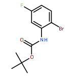 CARBAMIC ACID, (2-BROMO-5-FLUOROPHENYL)-, 1,1-DIMETHYLETHYL ESTER