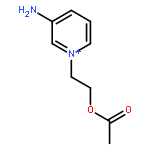 PYRIDINIUM, 1-[2-(ACETYLOXY)ETHYL]-3-AMINO-