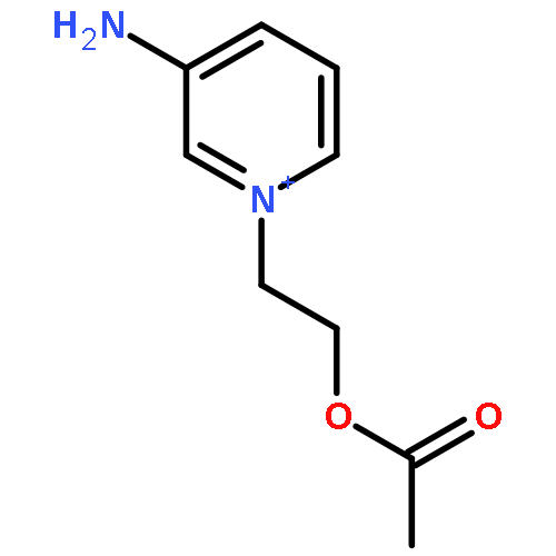 PYRIDINIUM, 1-[2-(ACETYLOXY)ETHYL]-3-AMINO-