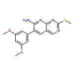 PYRIDO[2,3-D]PYRIMIDIN-7-AMINE, 6-(3,5-DIMETHOXYPHENYL)-2-(METHYLTHIO)-