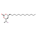 1,3-Dioxan-2-one, 4-[(1R)-1-iodoethyl]-6-tridecyl-, (4S,6S)-